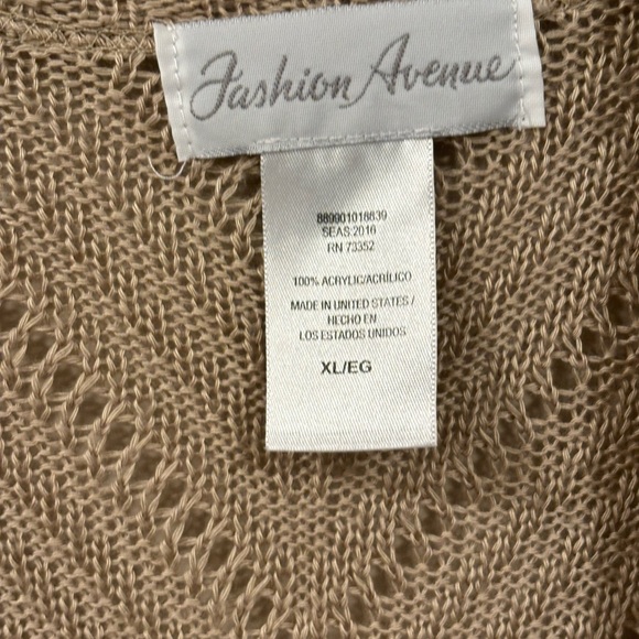 Fashion Avenue sweater women's size XL - Picture 2 of 3